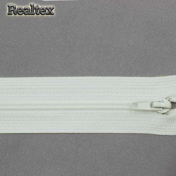 Молния витая Т.4 20см неразъемная замок автомат цв.102 молочный