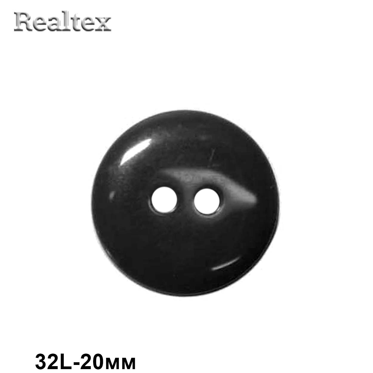 Пуговицы CX K-22 32L (144шт) цв.S.Black