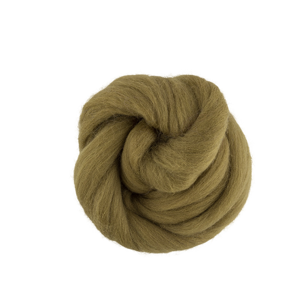 Шерсть для валяния TFS-050 полутонкая (50гр) цв.0683 хаки