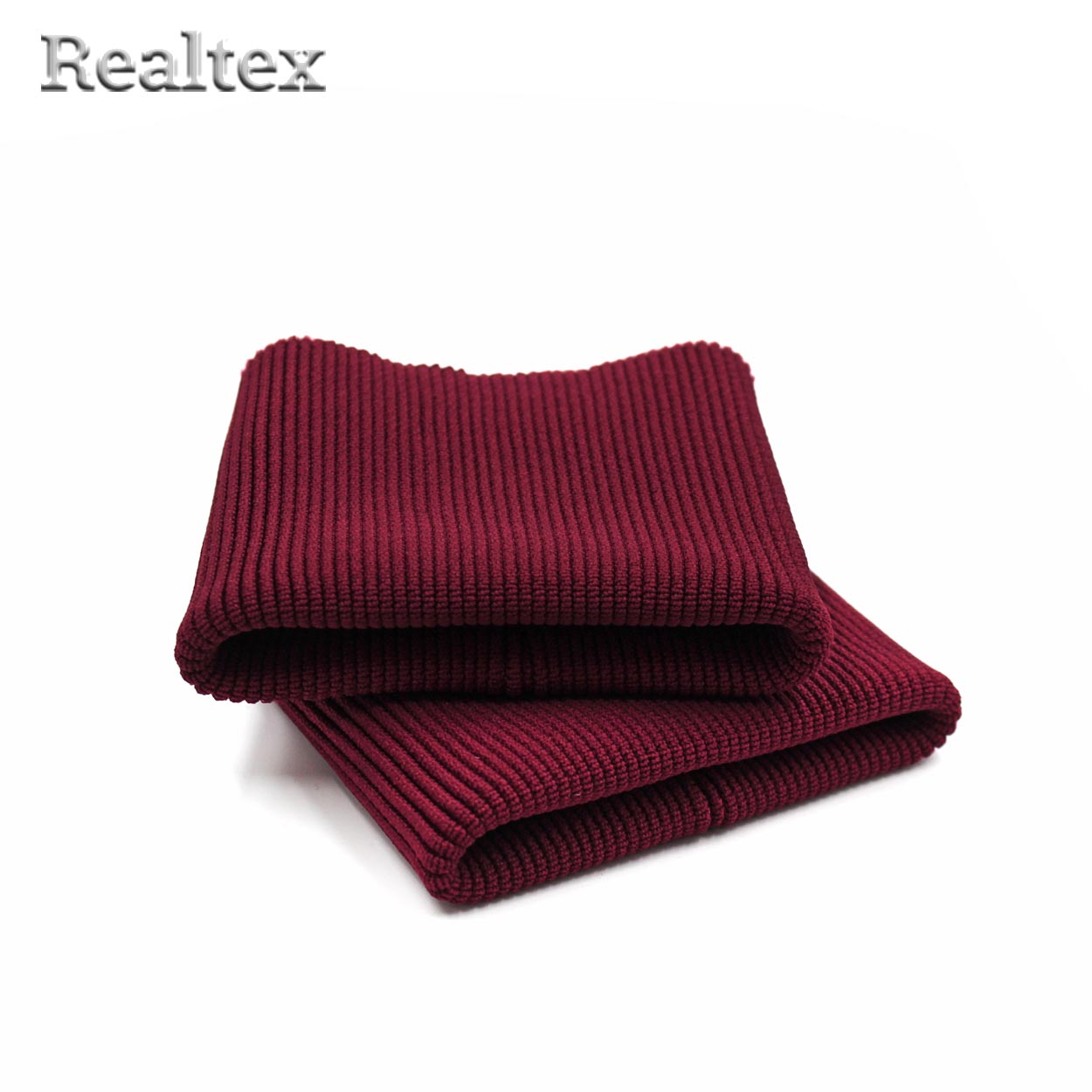 Манжет трикотажный АМ 8,5*7,5см (87%полиэфир+13%лайкра) цв.бордо