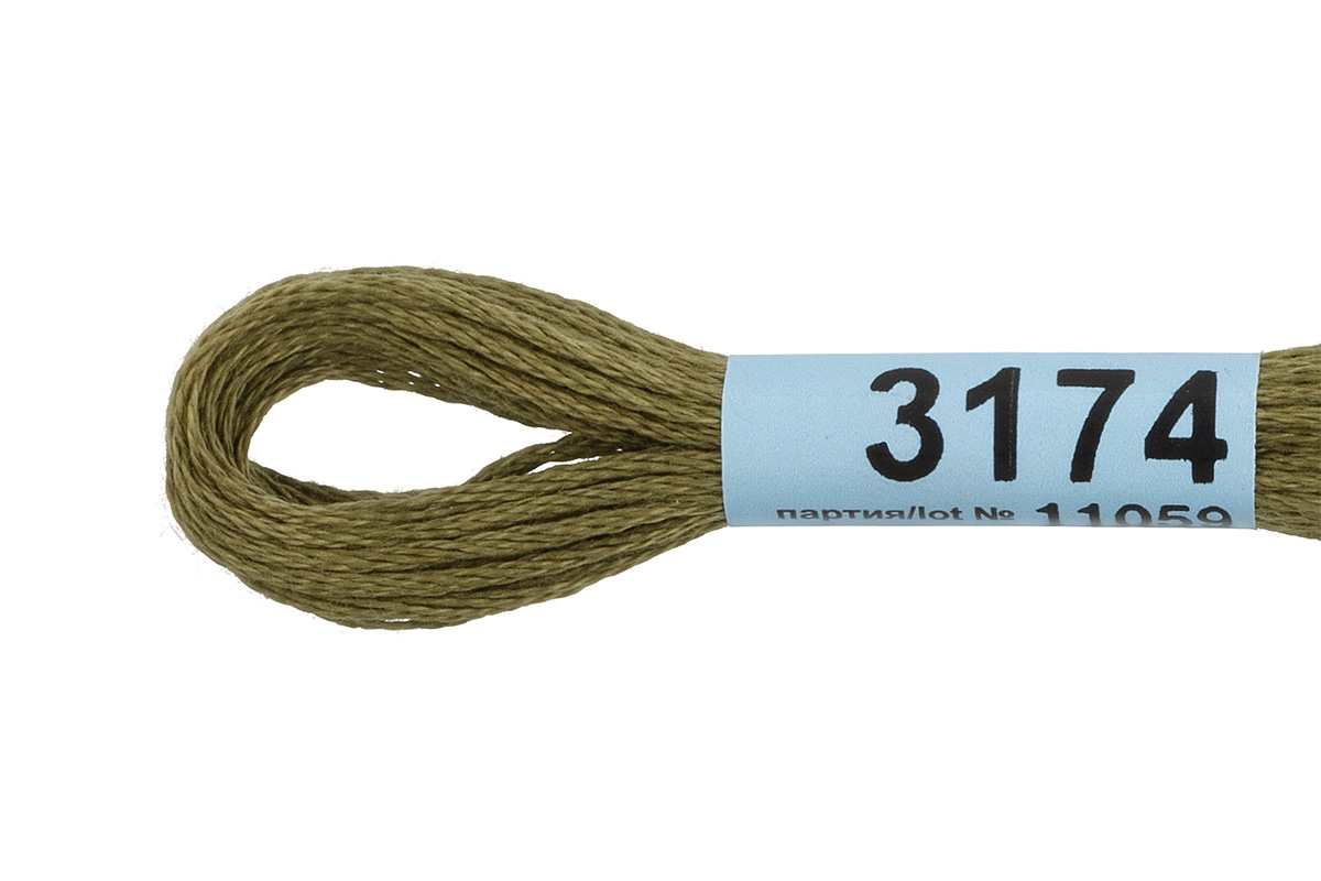 Мулине "Гамма" цв.3174 хаки