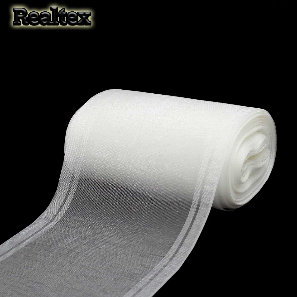 Лента капроновая 110мм с3504г17 цв.01 белый 