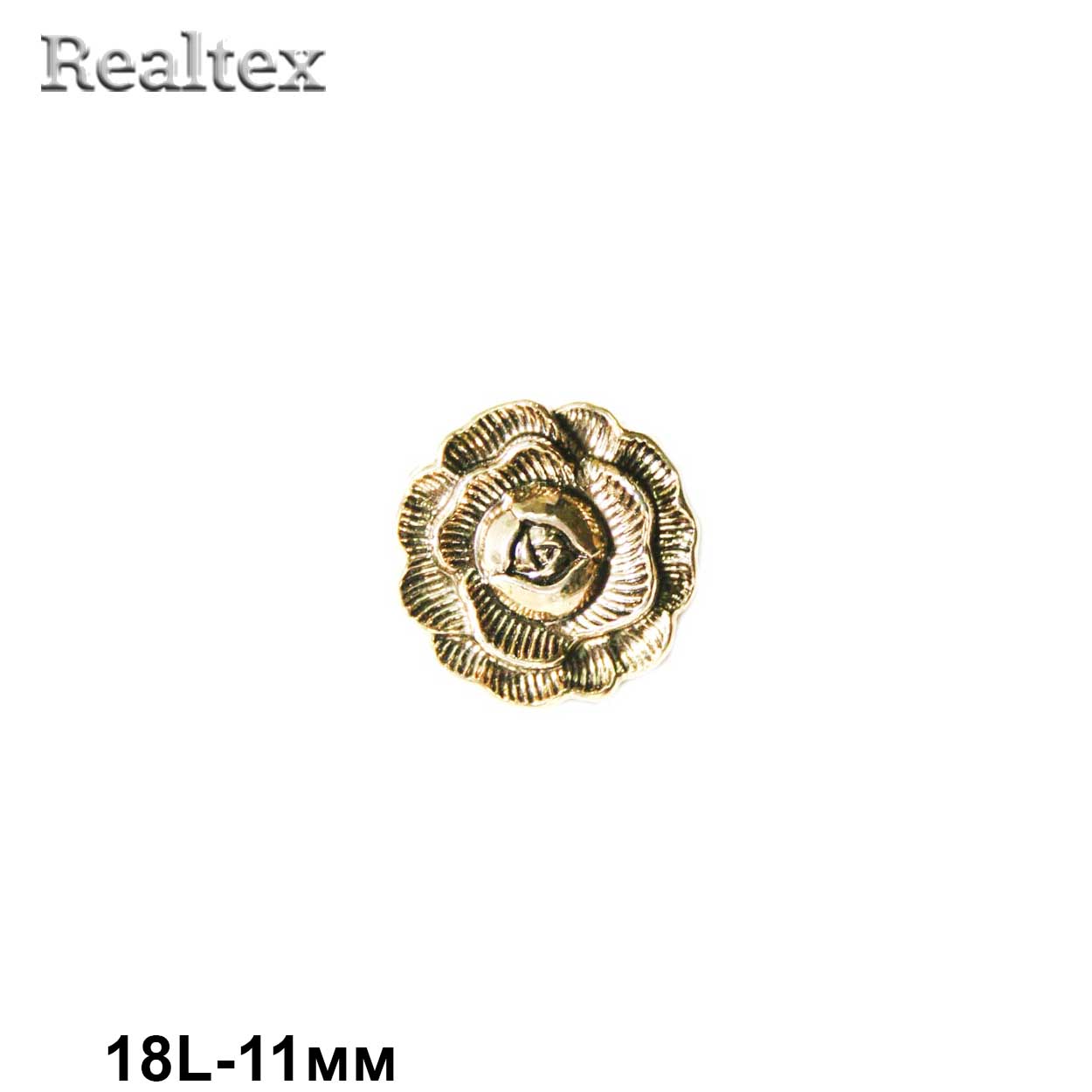 Пуговицы LA 1343 18L (144шт) цв.AG 