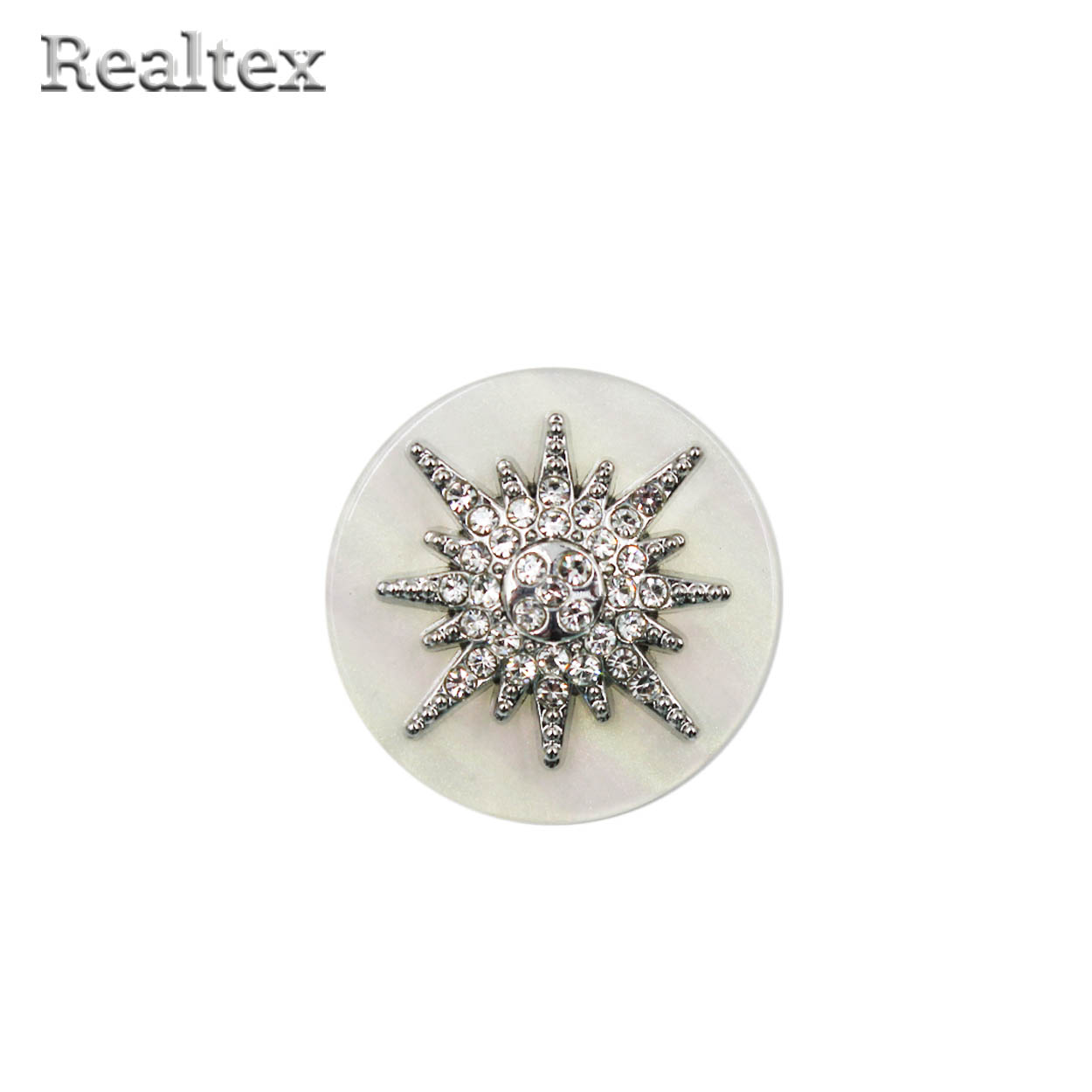 Пуговицы ME 674 36L (12шт) цв.White/S 