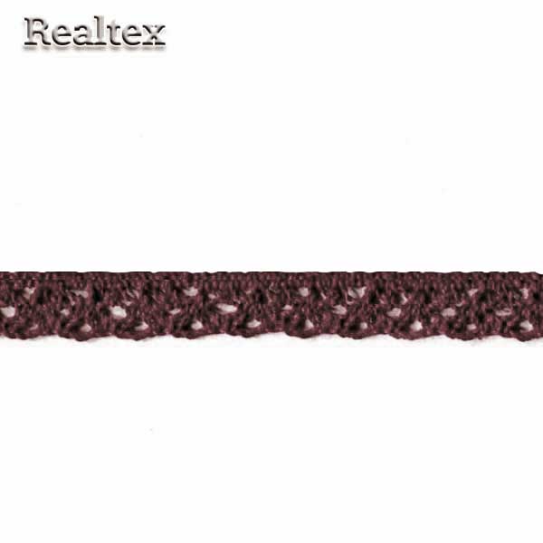 Кружево вязаное  13мм 13.01.085 цв.10 коричневый