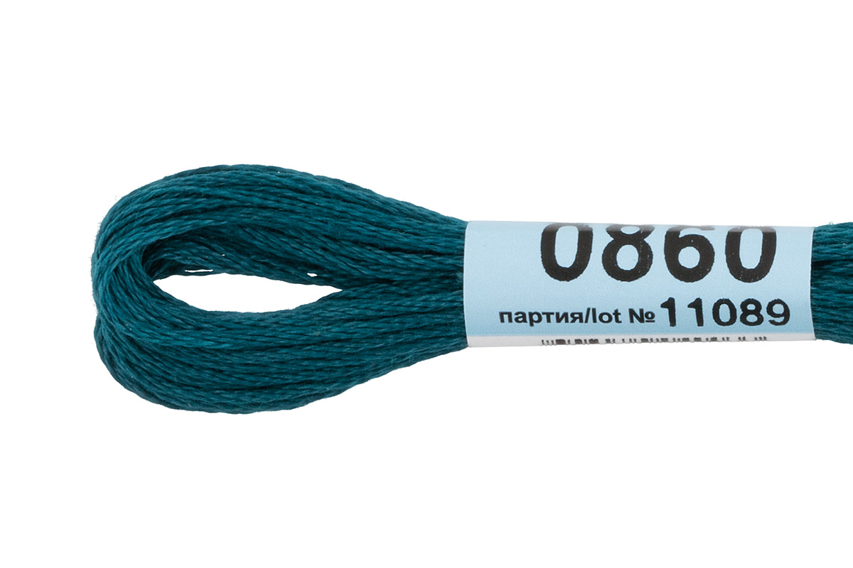 Мулине "Гамма" цв.0860  т.мор.волна