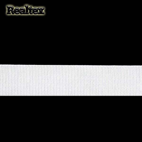 Резинка для бретелей  Realtex 15мм цв.белый