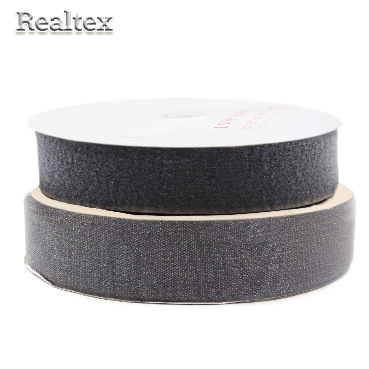 Липучка  Realtex 50мм цв.102 темно-серый