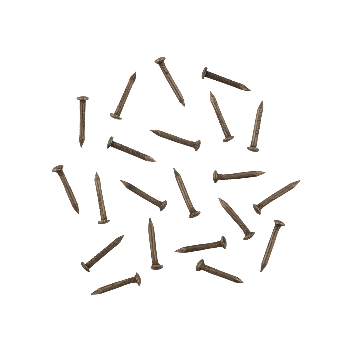 Крепление "гвоздики" для шкатулок декоративные "Промысел" WF-036 0,12*1см (25шт) цв.бронза  