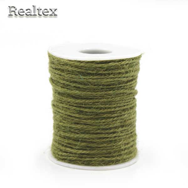Шнур льняной для рукоделия Реалтекс 2мм цв.хаки