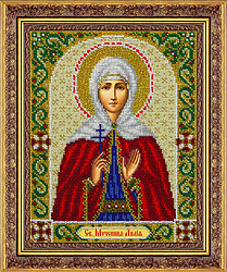 Набор для вышивания бисером Б-1078 "Св.Лидия" (Паутинка)