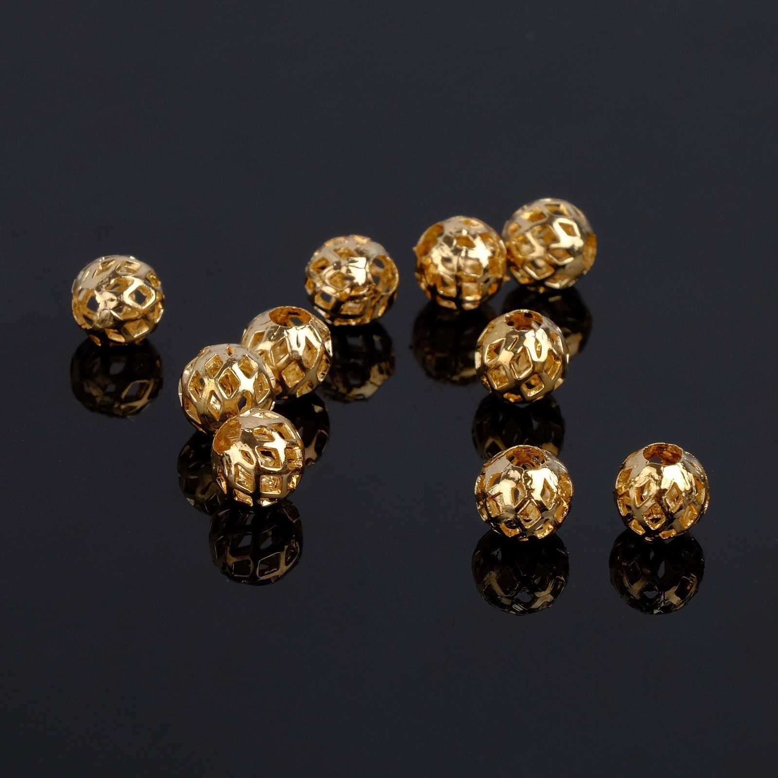 Кримп 4447981 6мм (10шт) цв.золото