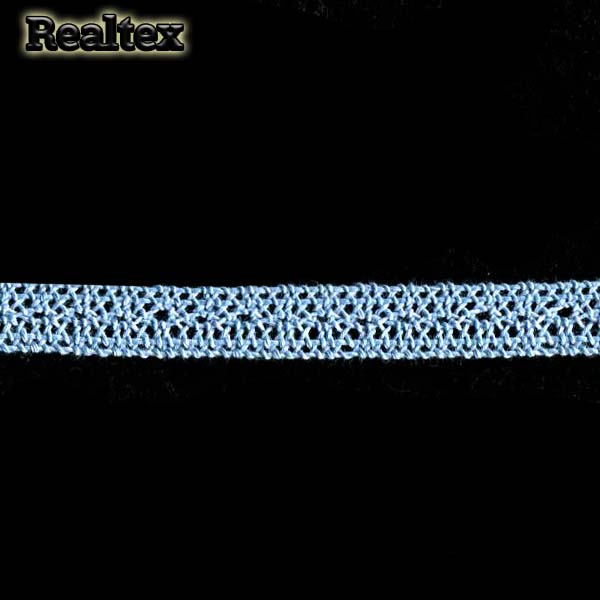 Кружево вязаное  12мм 12.01.109 цв.20 светло-голубой