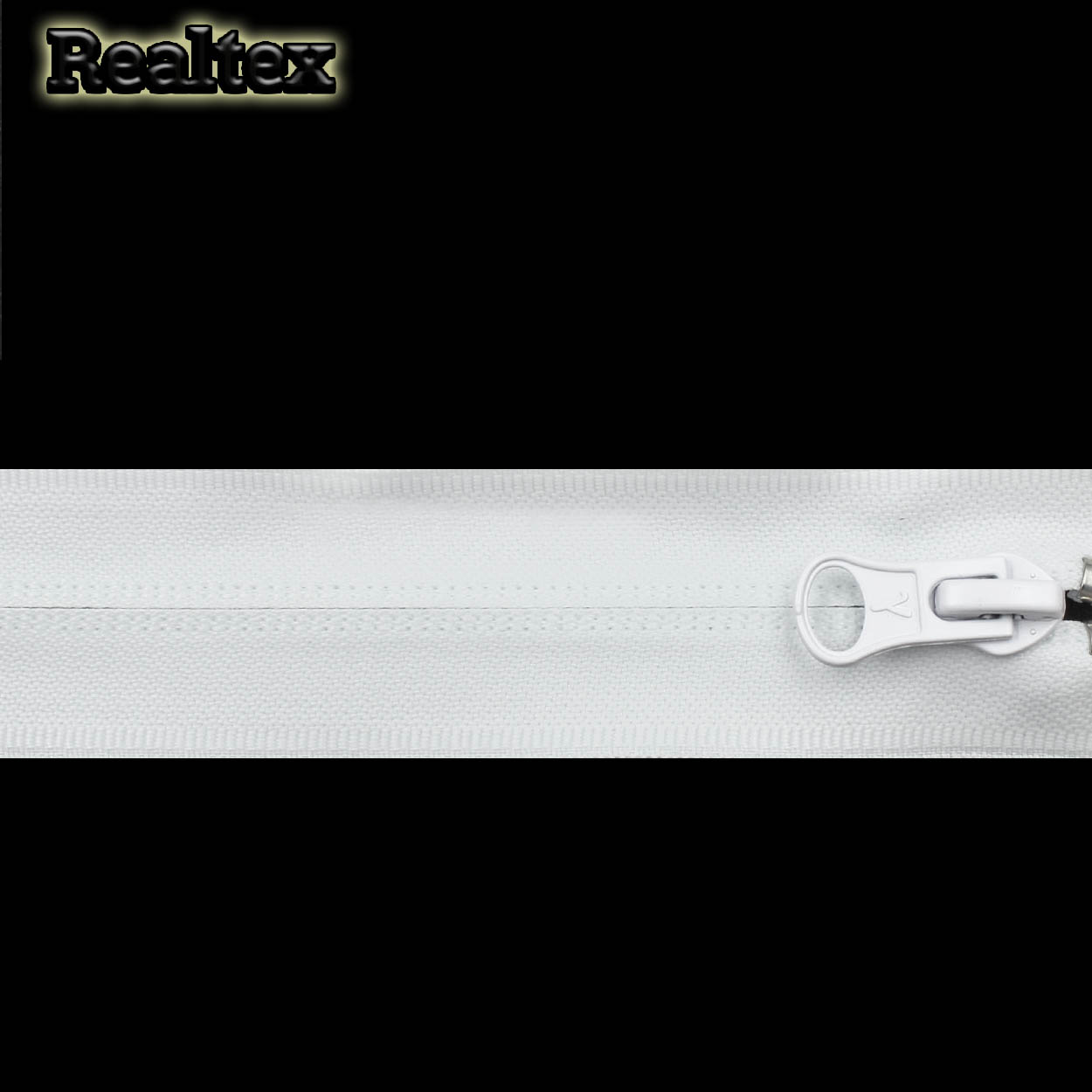 Молния витая G105W водонепроницаемая Т.5 1замок 60см разъемная Гамма цв.101 белый