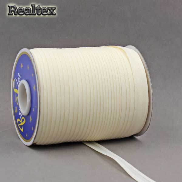 Косая бейка Х/Б 15мм цв.F104 молочный