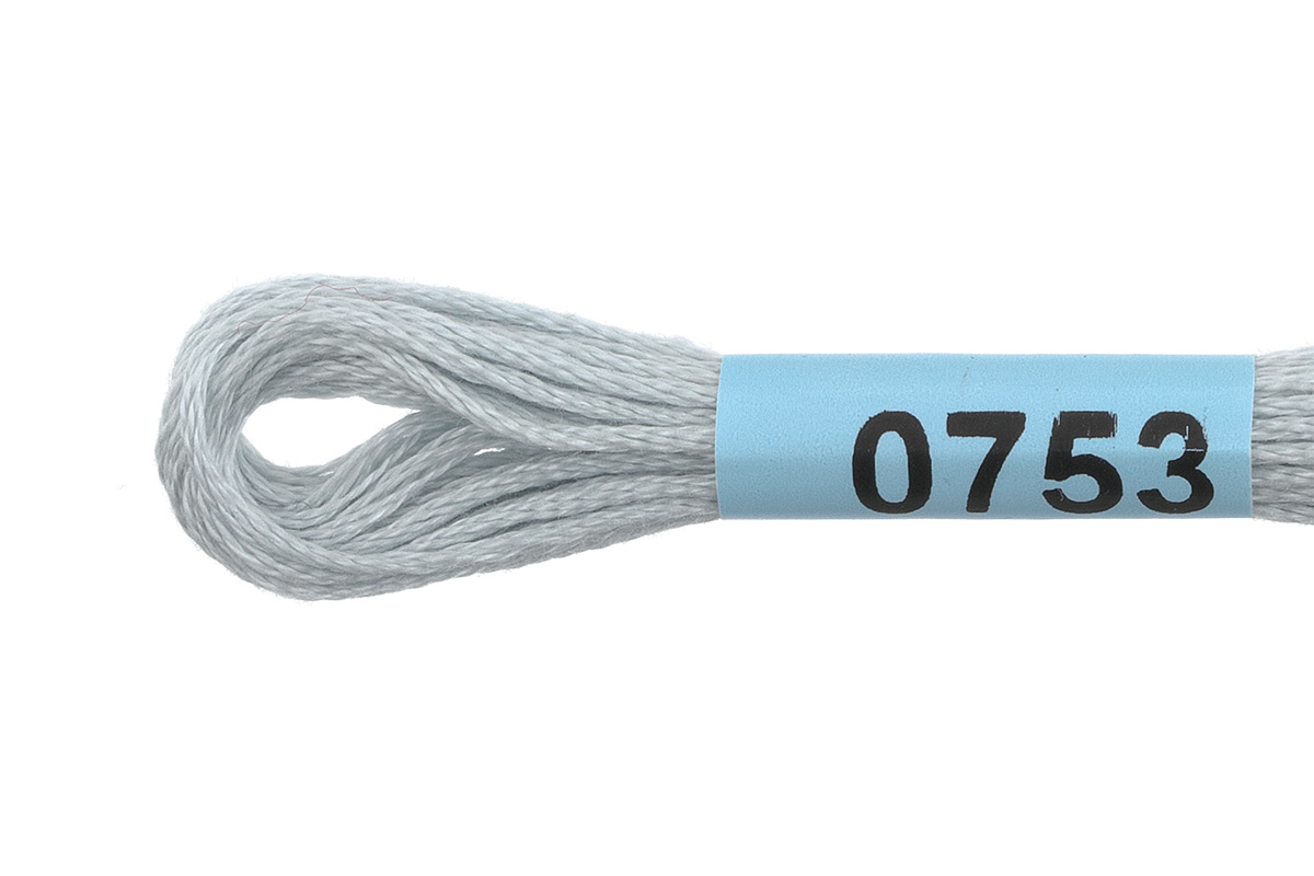 Мулине "Гамма" цв.0753 св.серо-голубой