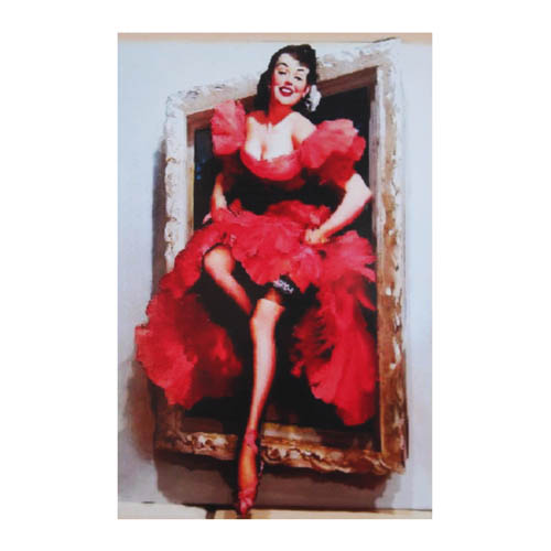 Папертоль РТ150022 "Красотка из картины" 3D 