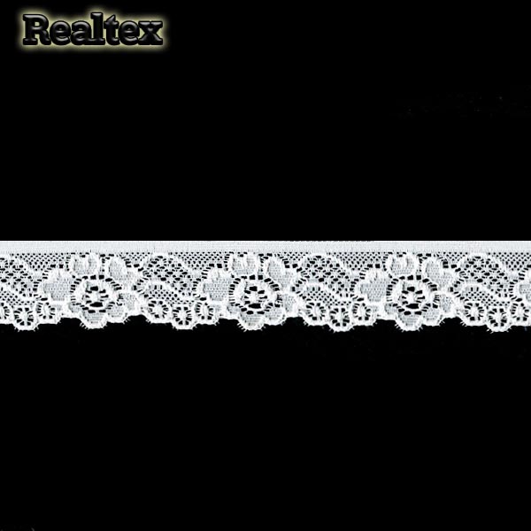 Кружево стрейч 30мм TBY L839 цв.01 белый