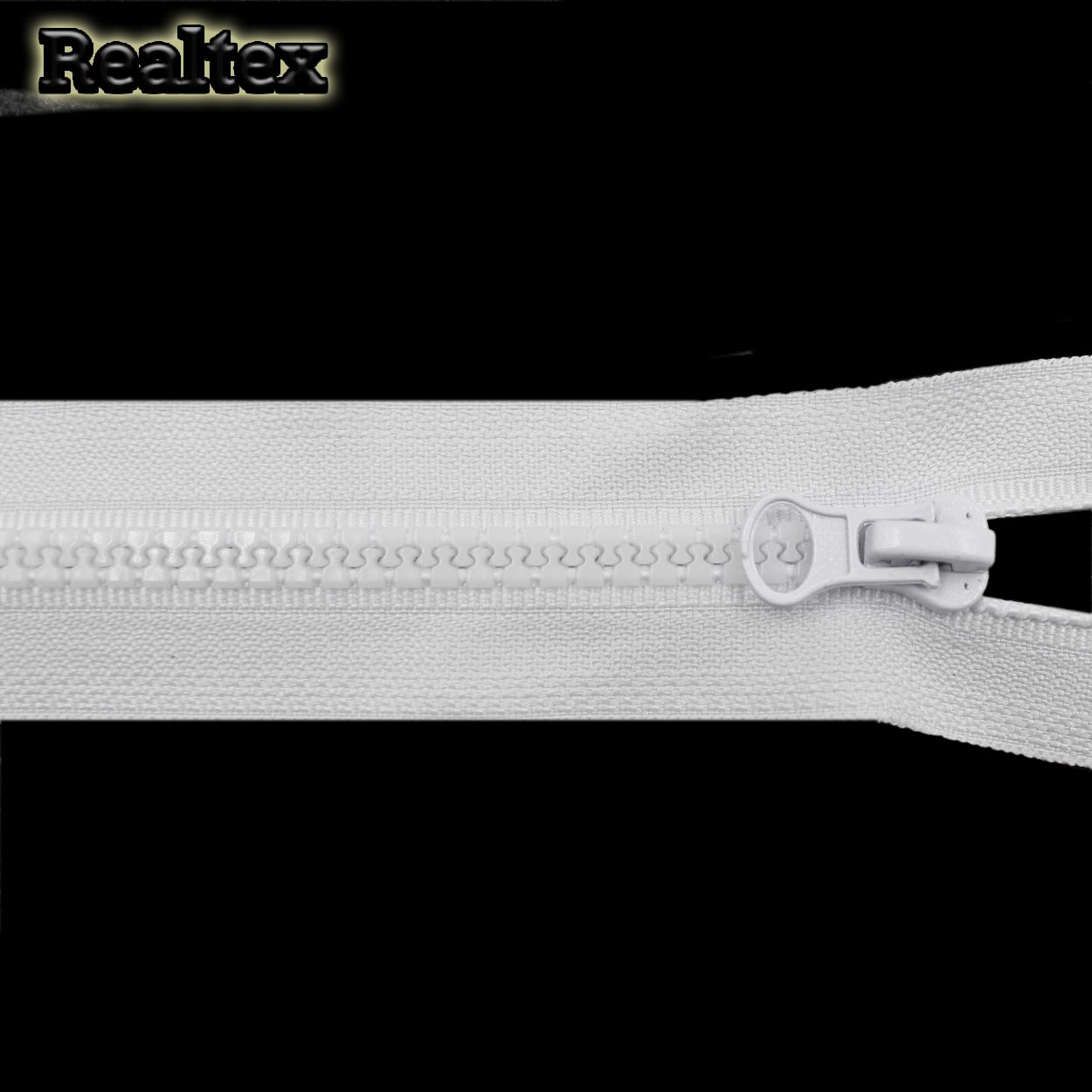 Молния Трактор Т.5 1замок 40см разъемная цв.белый