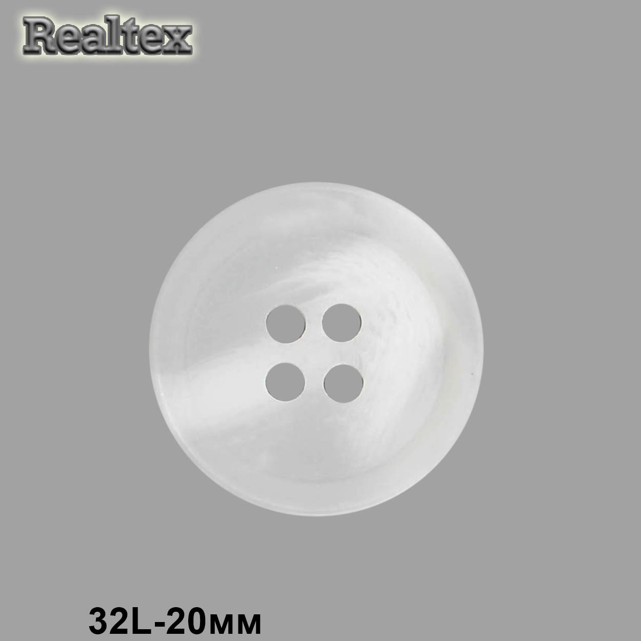 Пуговицы CN 2781 32L (72шт) цв.D-White