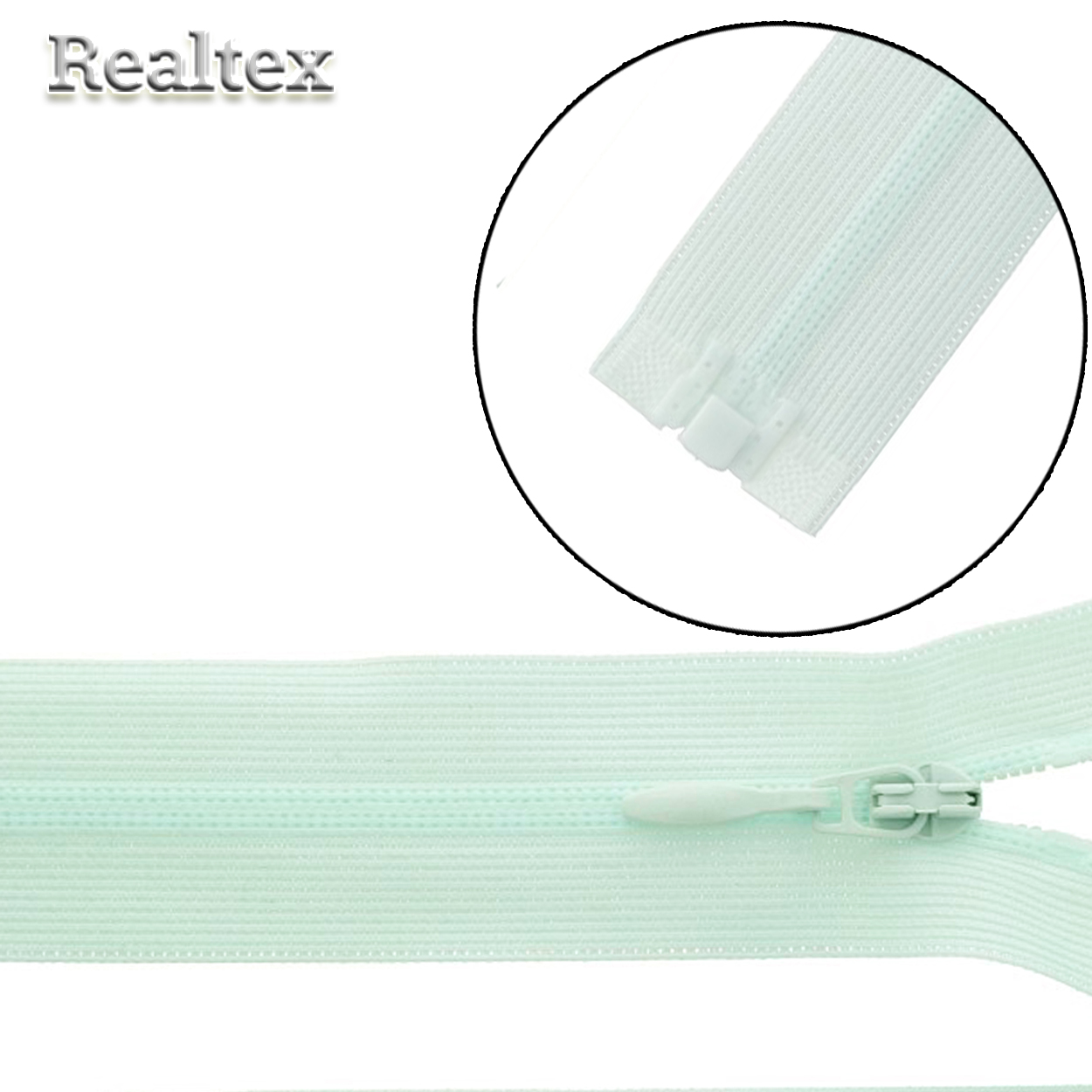 Молния потайная G103L 50см Т.3 разъемная цв.302 светлый серо-голубой