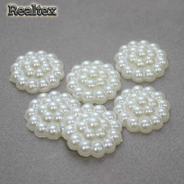 Полу-бусы фигурные Buddha Head 20мм (20гр) цв.белый