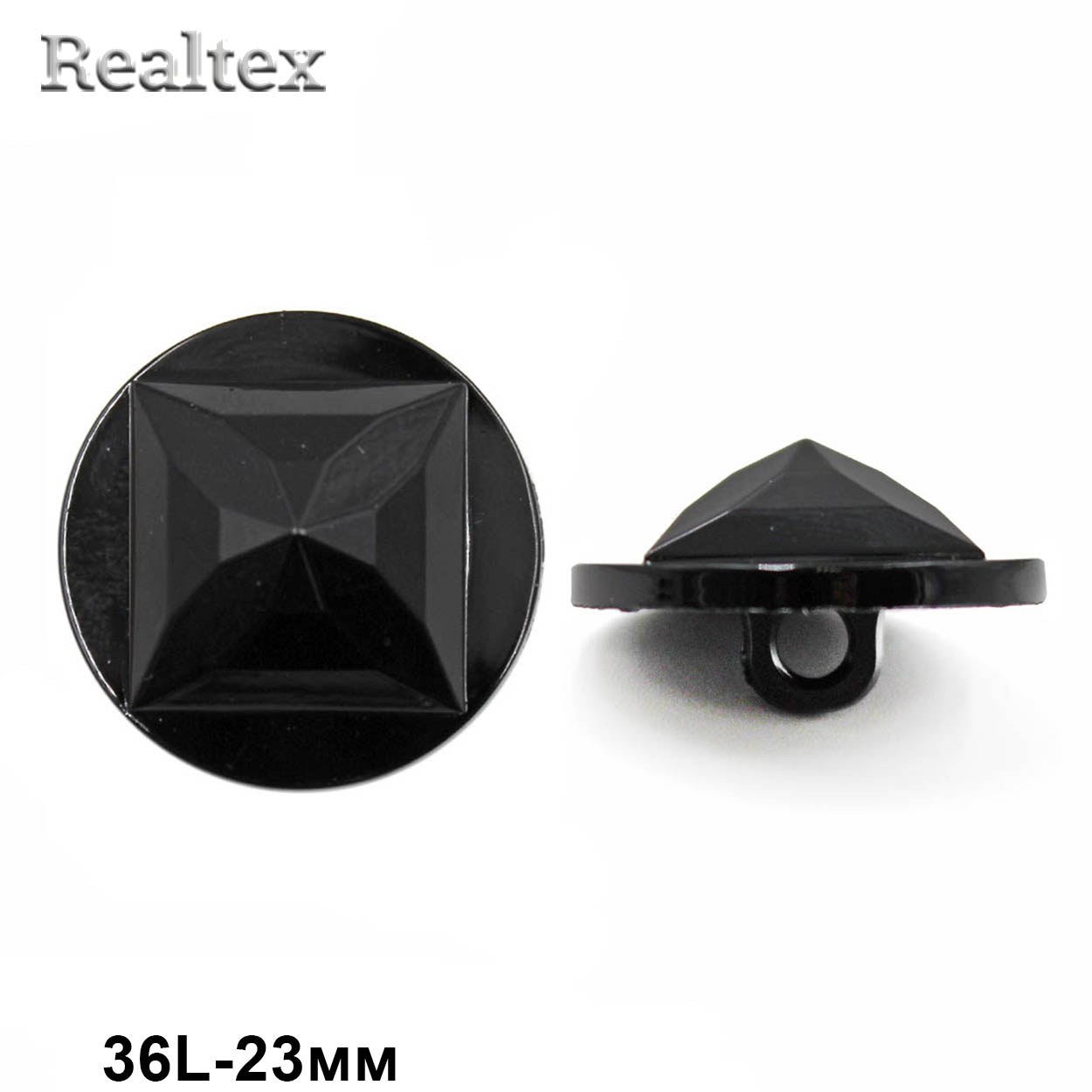 Пуговицы VB 30 36L (10шт) цв.черный