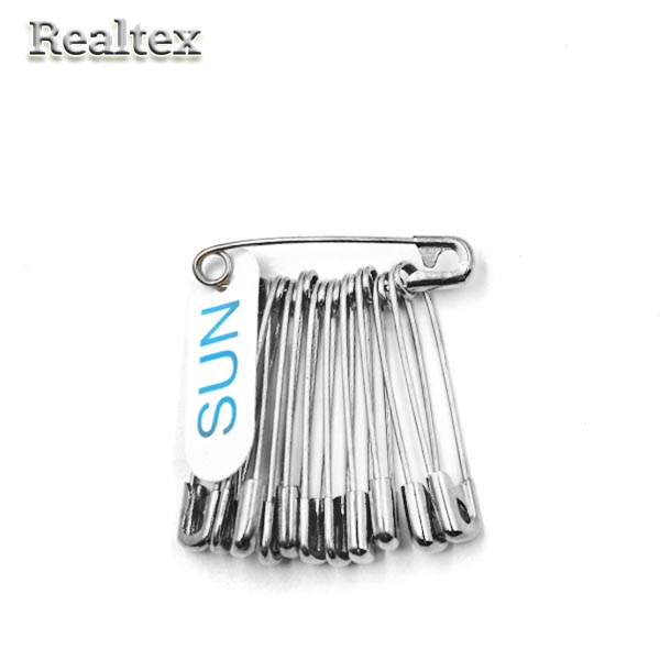 Булавки английские "Realtex" SUN №0 29мм цв.никель 