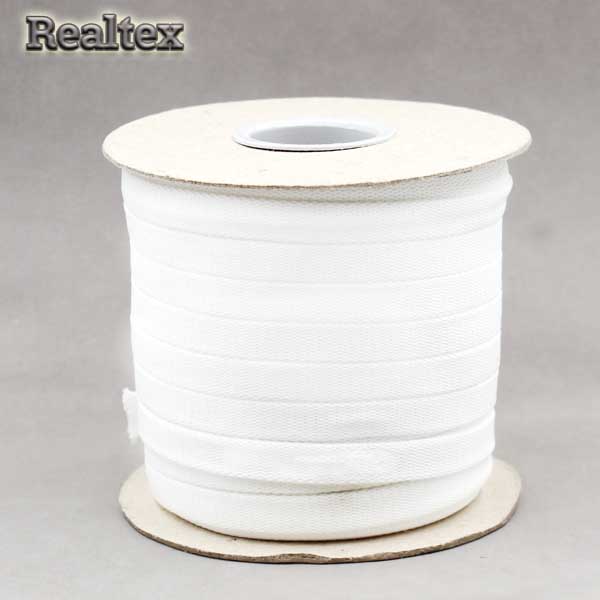 Шнур плоский 06с2341 14мм цв.003 белый