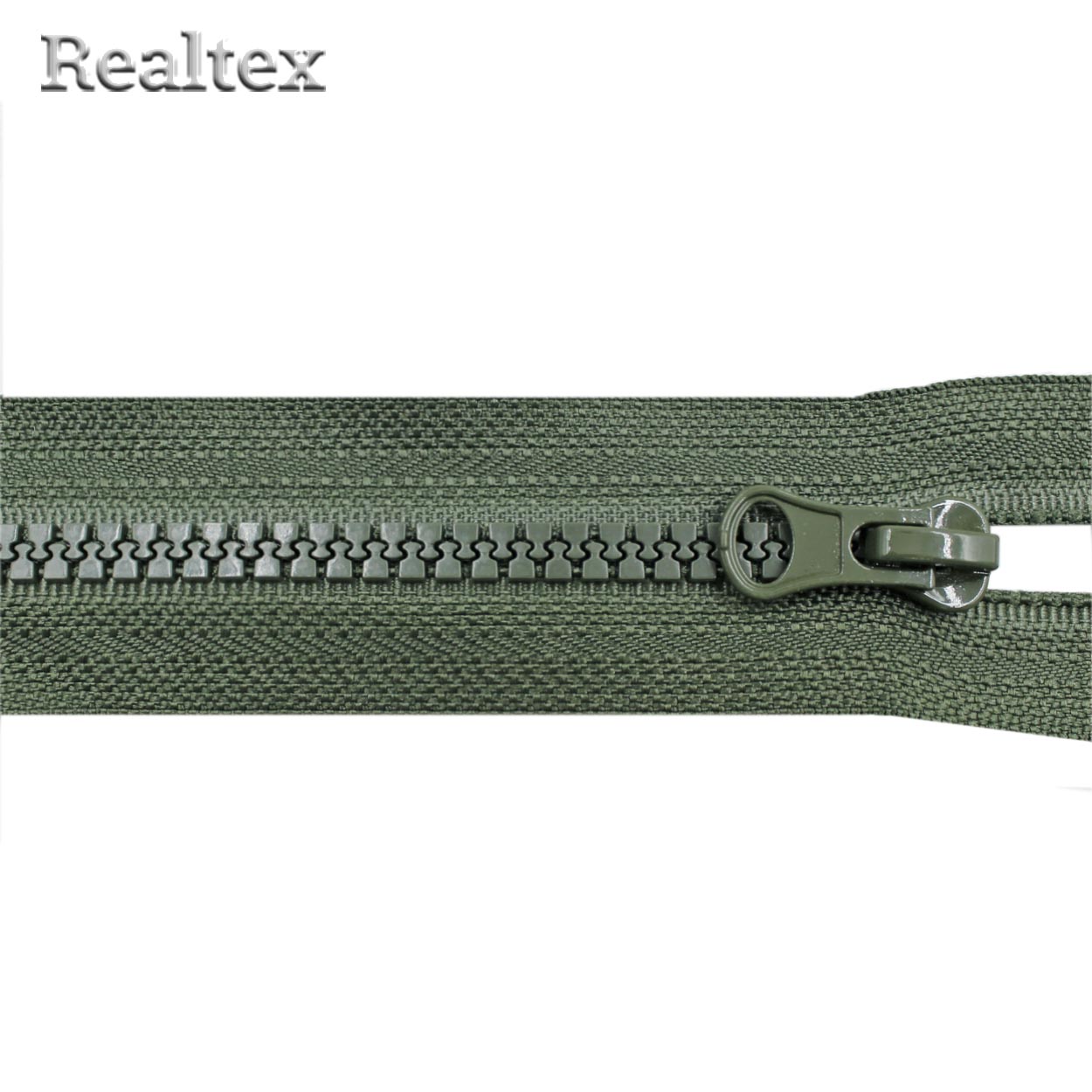 Молния Трактор Т.5 1замок 18см цв.327 оливковый