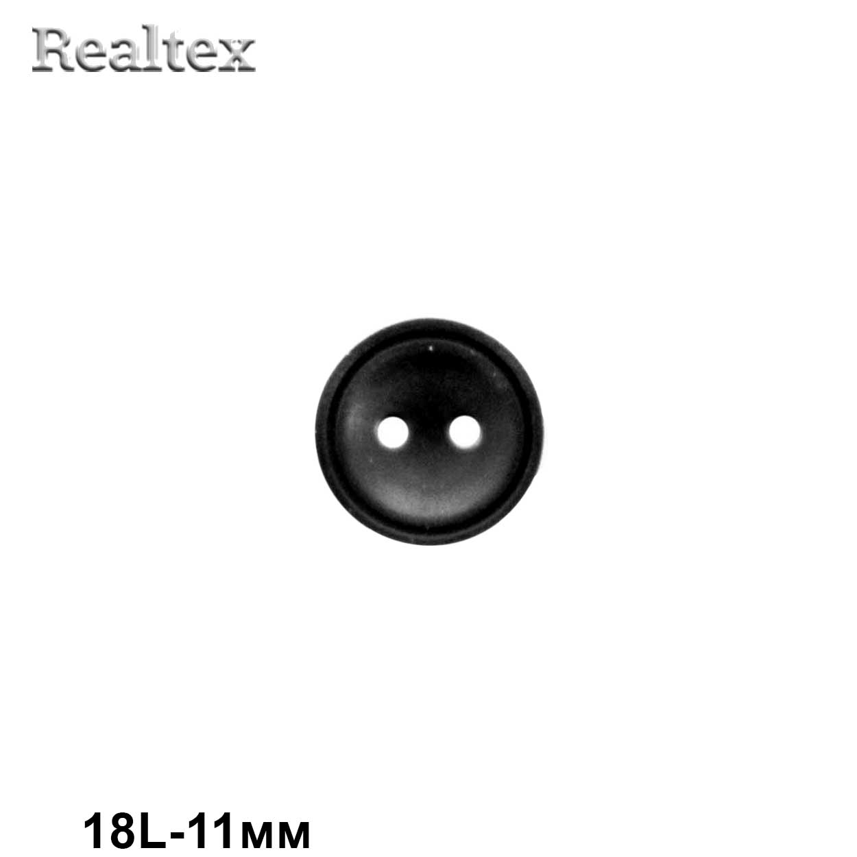 Пуговицы CX K-63 18L (144шт) цв.Blk-02