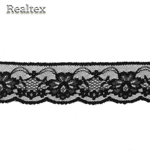  Кружево капроновое Реалтекс  40мм SG 2688 цв.черный