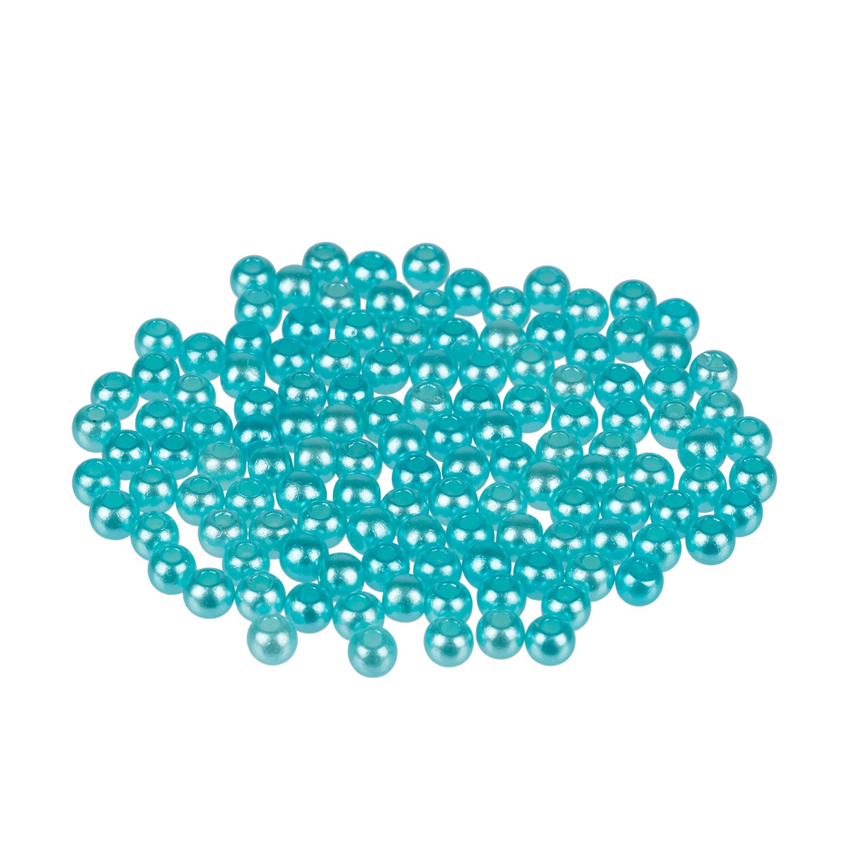 Бусины  4мм "Zlatka" PB (100шт) цв.32 ярко-голубой