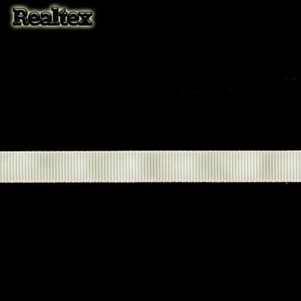 Лента репсовая Realtex 10мм цв.002 молочный