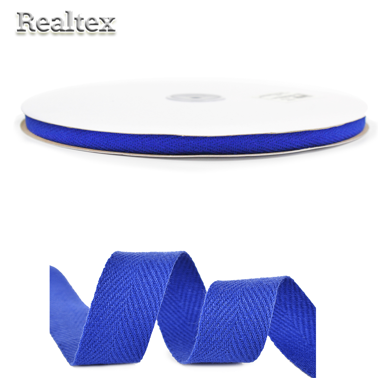 Тесьма киперная 10мм TBY.CT10223 2.5г/м цв.F223 синий василёк