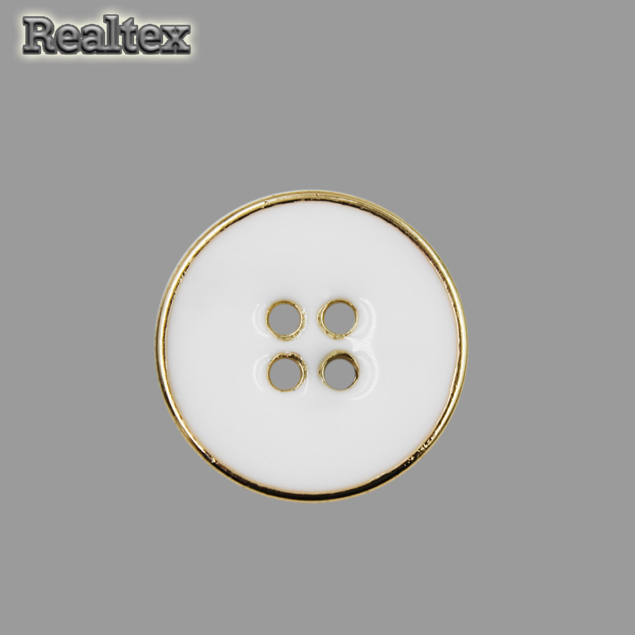 Пуговицы RB z-93 36L (12шт) цв.White/G