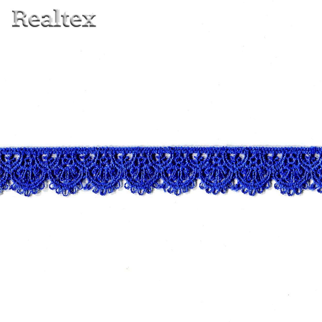 Кружево  гипюр  Realtex  18мм LF-190/CS091 цв.256 электрик