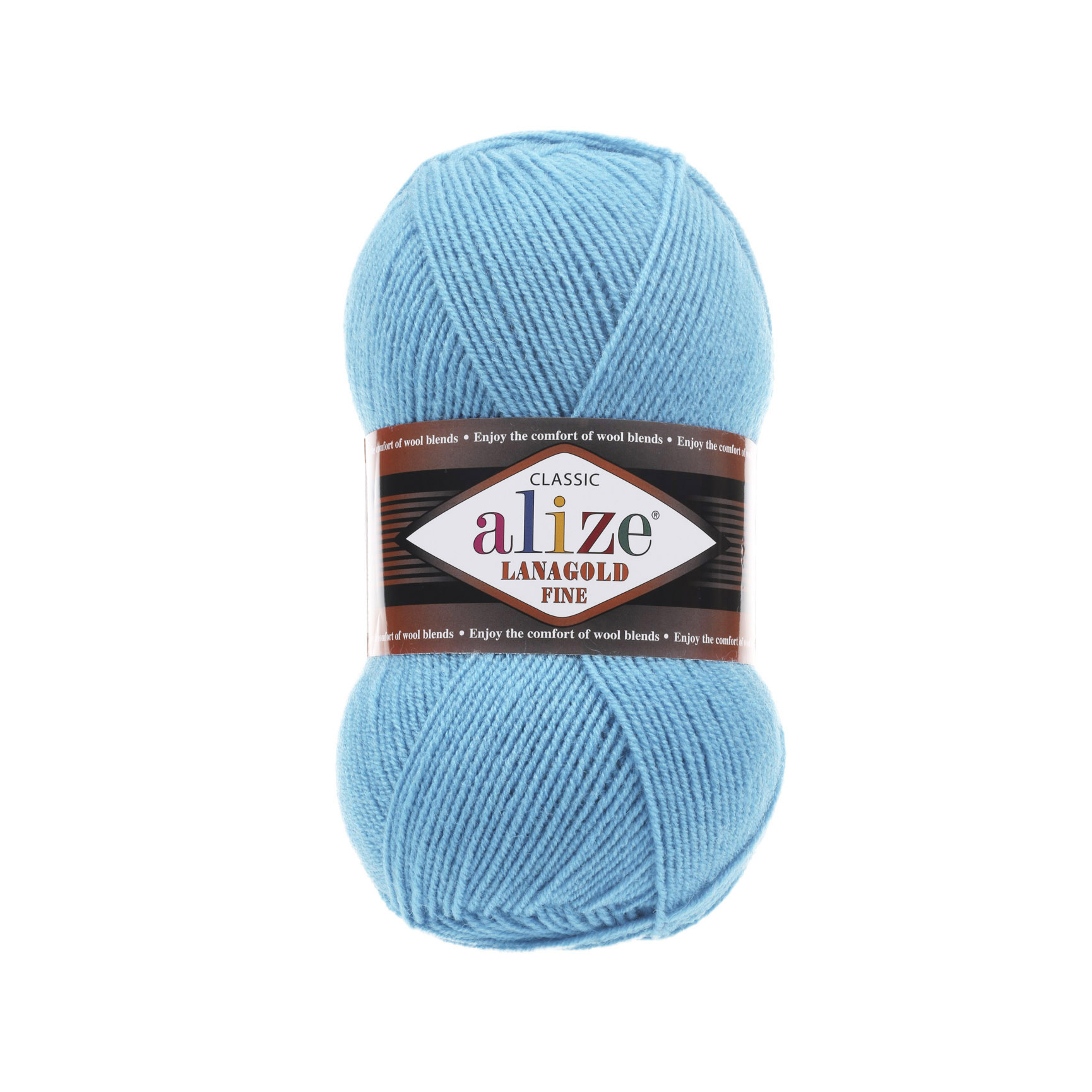 Пряжа Alize "Lana Gold Fine" (100гр) цв.287