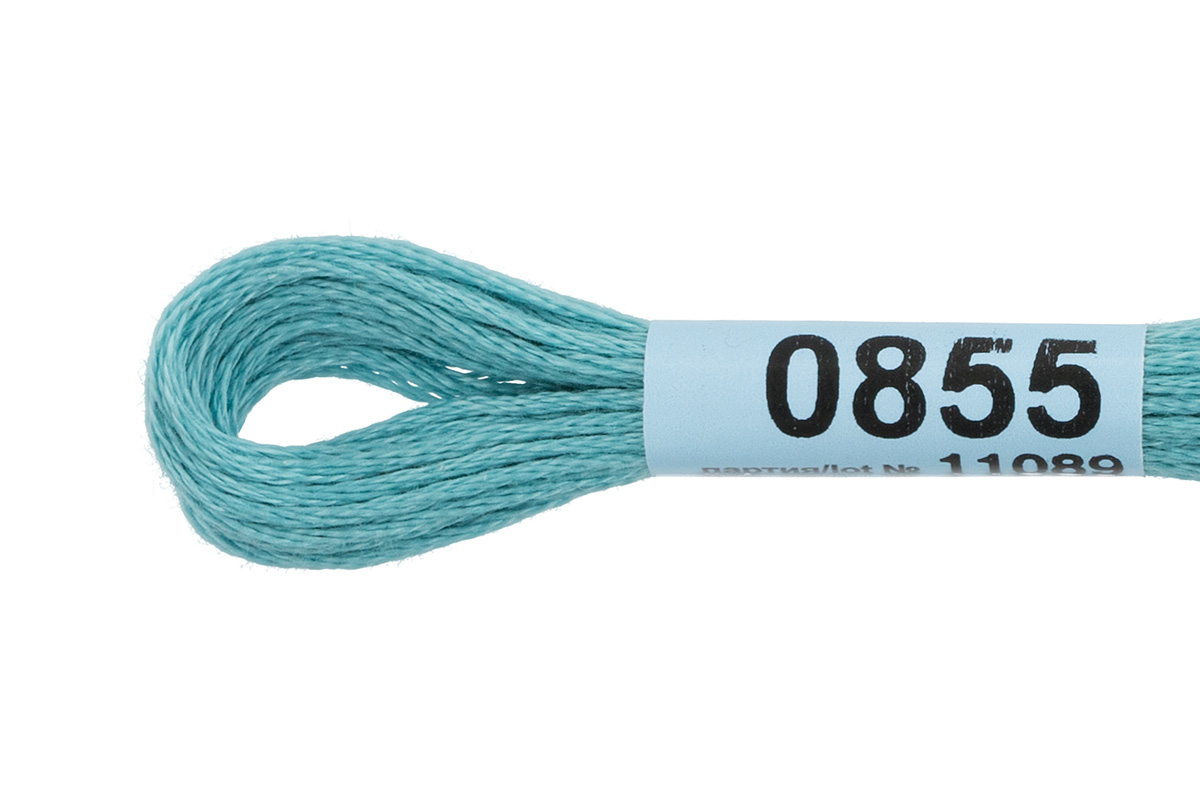 Мулине "Гамма" цв.0855 бирюзово-голубой