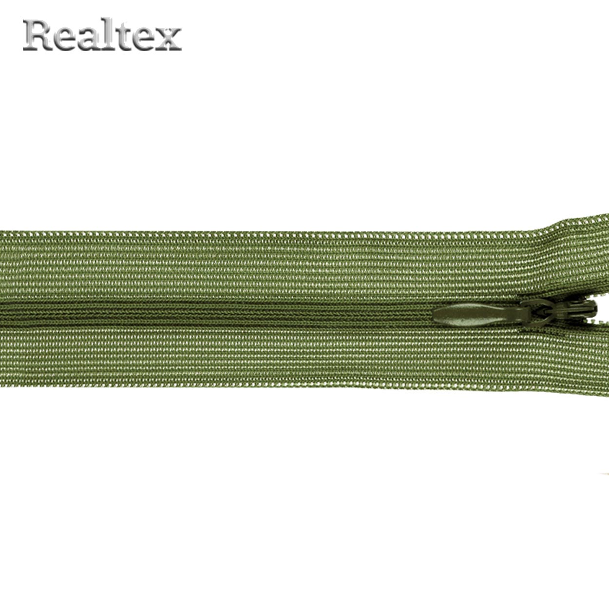 Молния потайная G-013P 20см цв.254 оливковый 