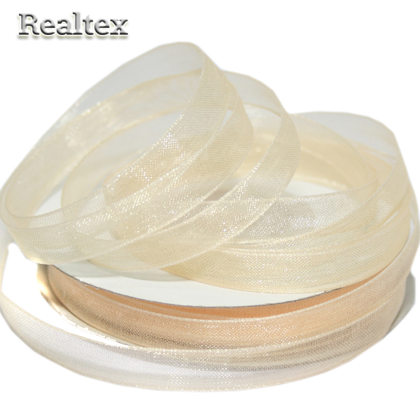 Лента капроновая 10мм Realtex цв.3064 св.песок