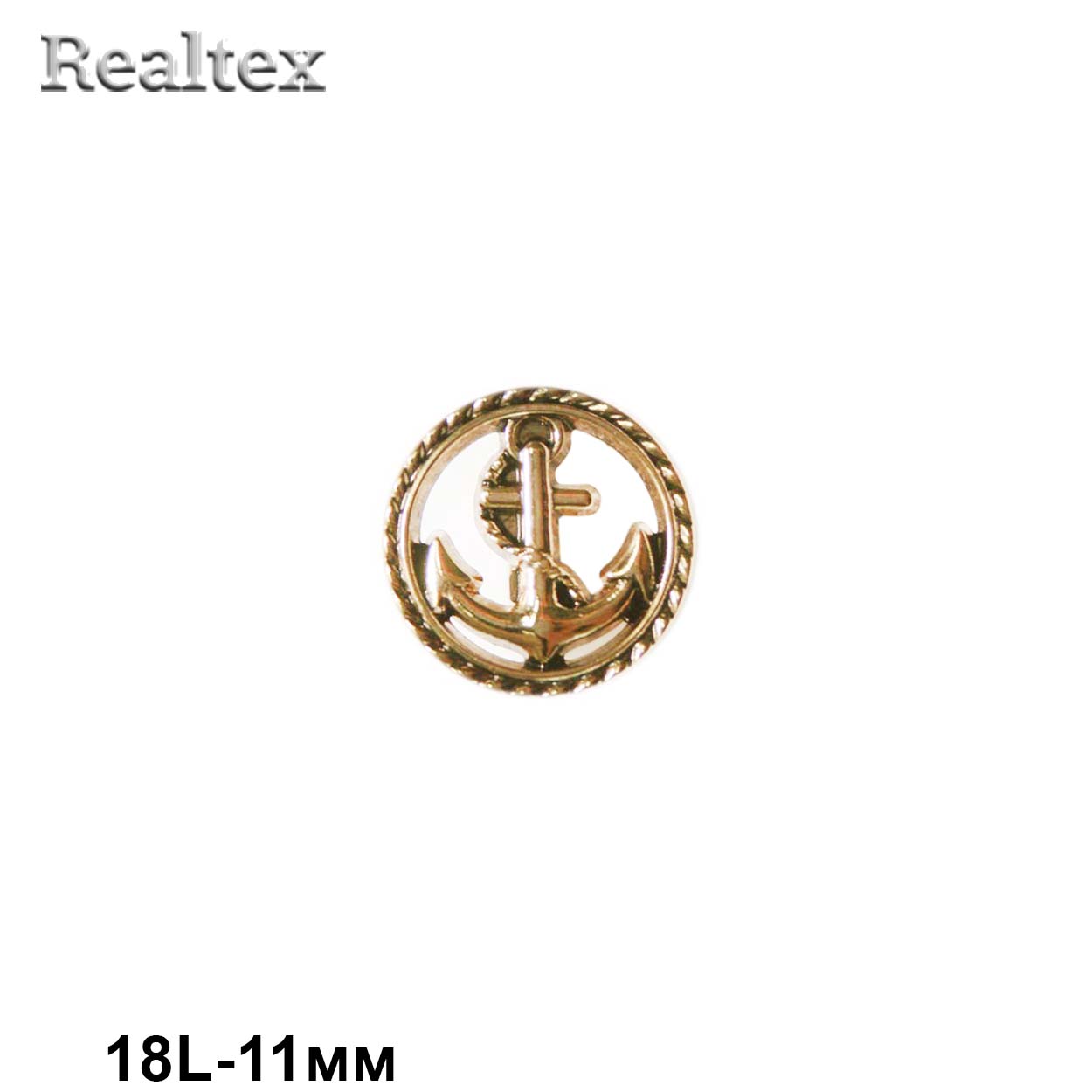 Пуговицы LA 1333 18L (144шт) цв.AG