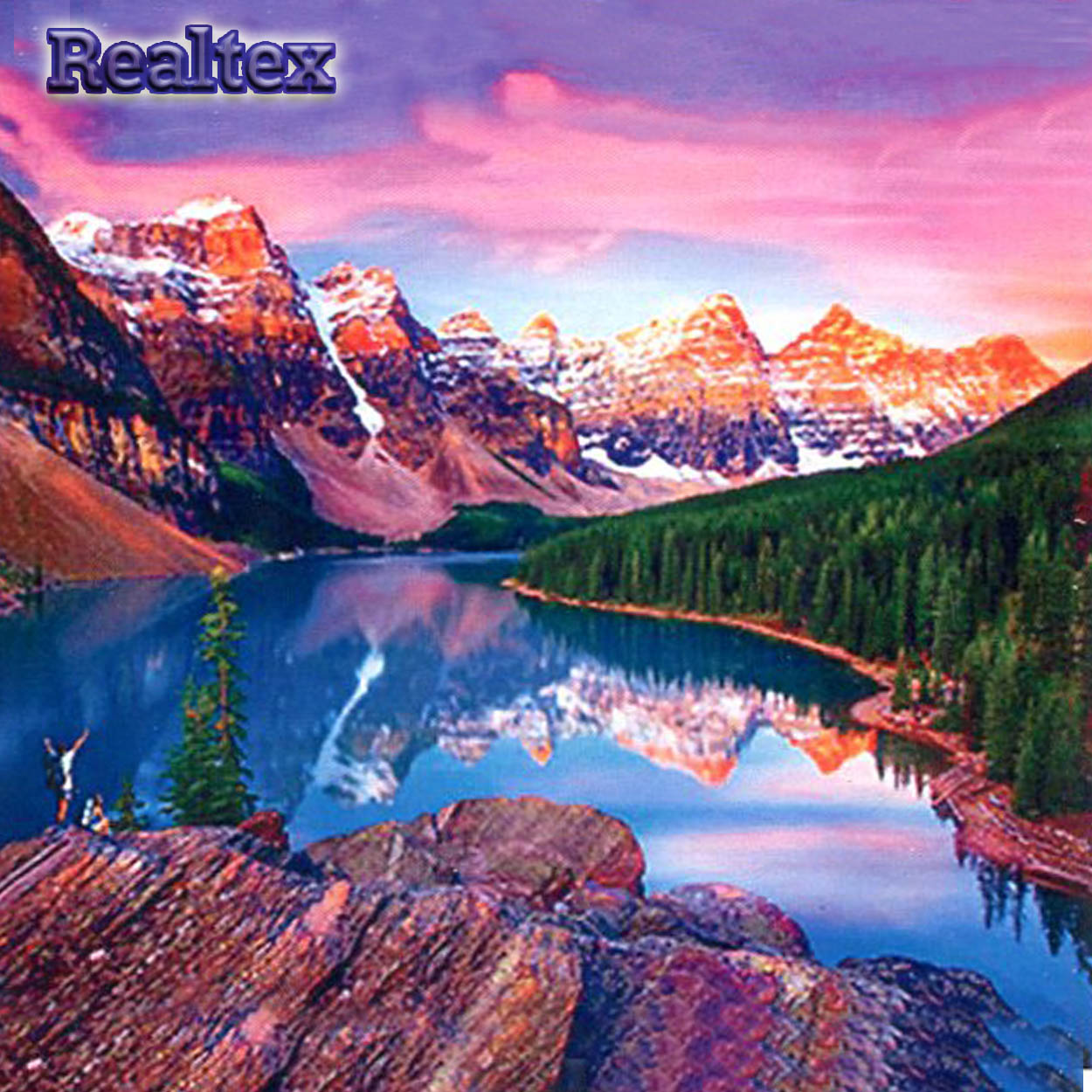 Набор для рукоделия (алмазная техника) Realtex 40*50см YSH 74964 (на подрамнике)  