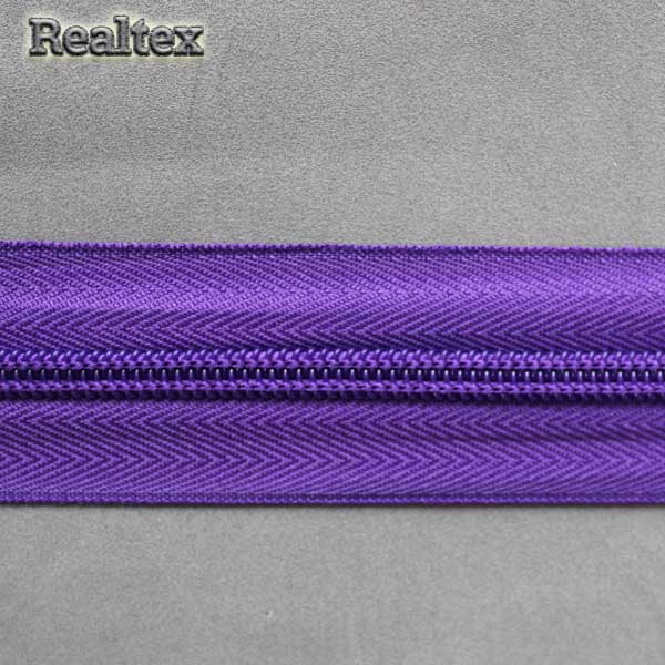 Молния рулонная витая Т.5 (200м) цв.170С фиолетовый