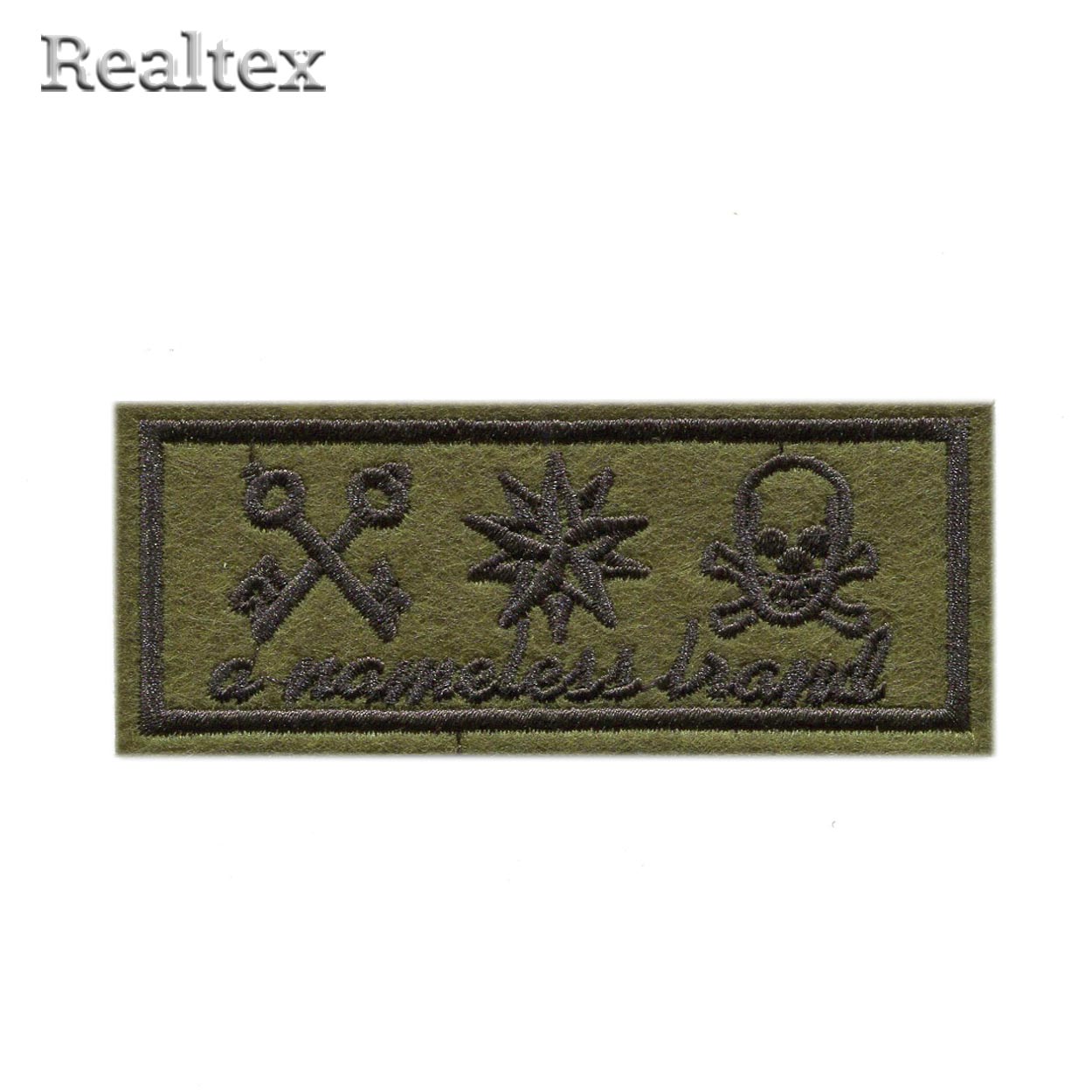 Термоаппликации Realtex № 9 "Прямоугольник" цв.хаки