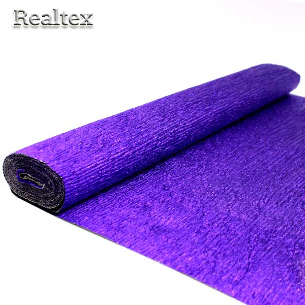 Бумага "креп" металлик для декора Реалтекс цв.14 т.фиолетовый