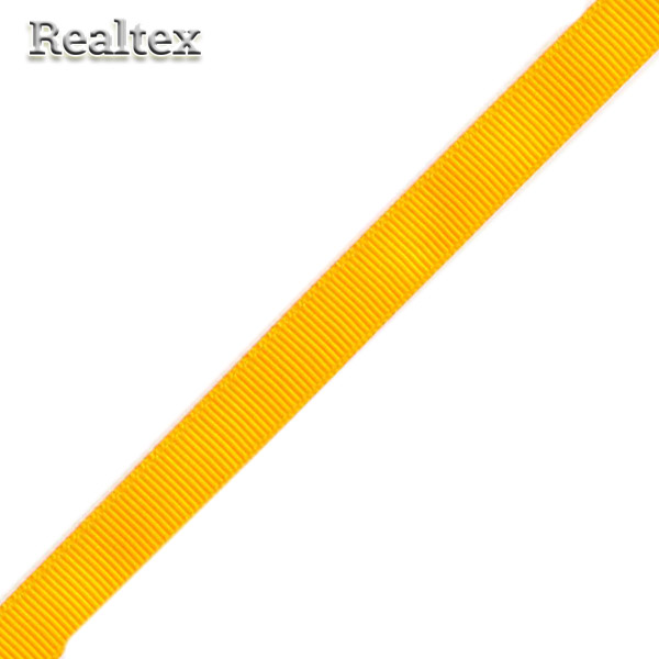 Лента репсовая 12мм RS (27,4м) цв.025 яр.желтый