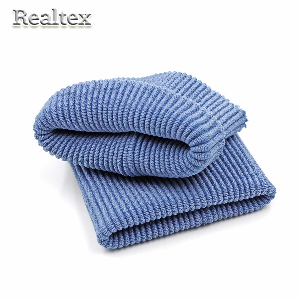 Манжет трикотажный АМ 8,5*7,5см 87%полиэфир+13%лайкра цв.джинс