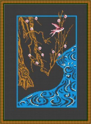 Набор для вышивания Орннамент ЯМ-005 "Река" 
