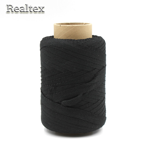 Тесьма киперная 13мм ЛКЭ (13ЧХ-100) х/б цв.чёрный